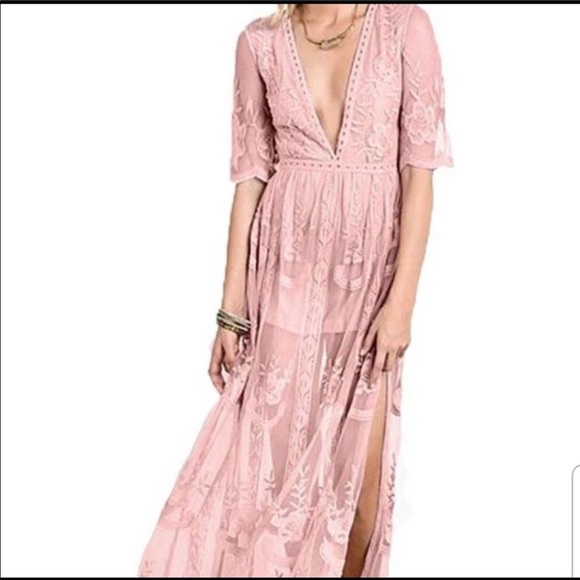 Gianni Bini Pants - NEW Gianni Bini Long lace romper